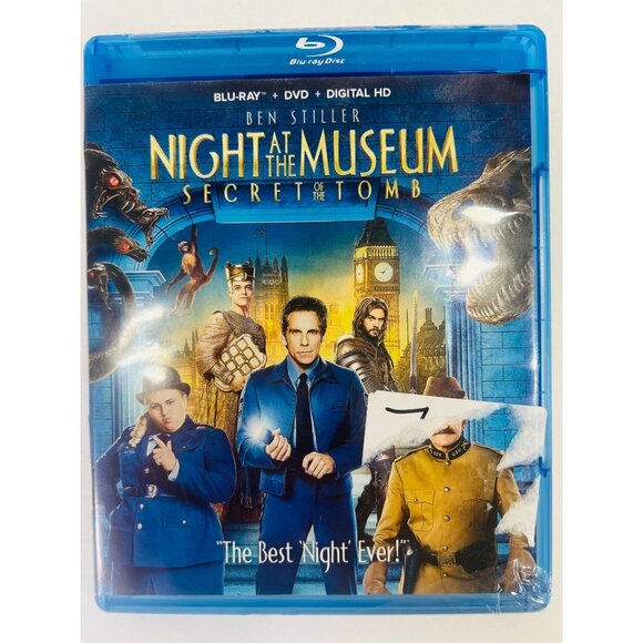 Sealed Blu-Ray/DVD/Digital HD Combo Pack Night At The Museum: Secret Of The Tomb - Picture 1 of 3